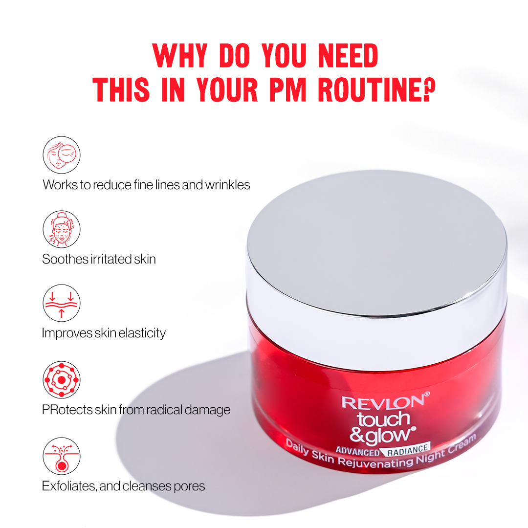 Touch &amp; Glow Advanced Radiance Daily Skin Rejuvenating Night Cream