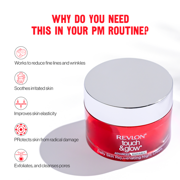 Touch &amp; Glow Advanced Radiance Daily Skin Rejuvenating Night Cream