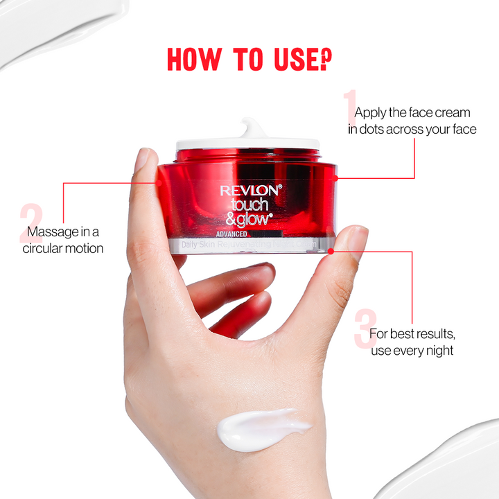 Touch &amp; Glow Advanced Radiance Daily Skin Rejuvenating Night Cream