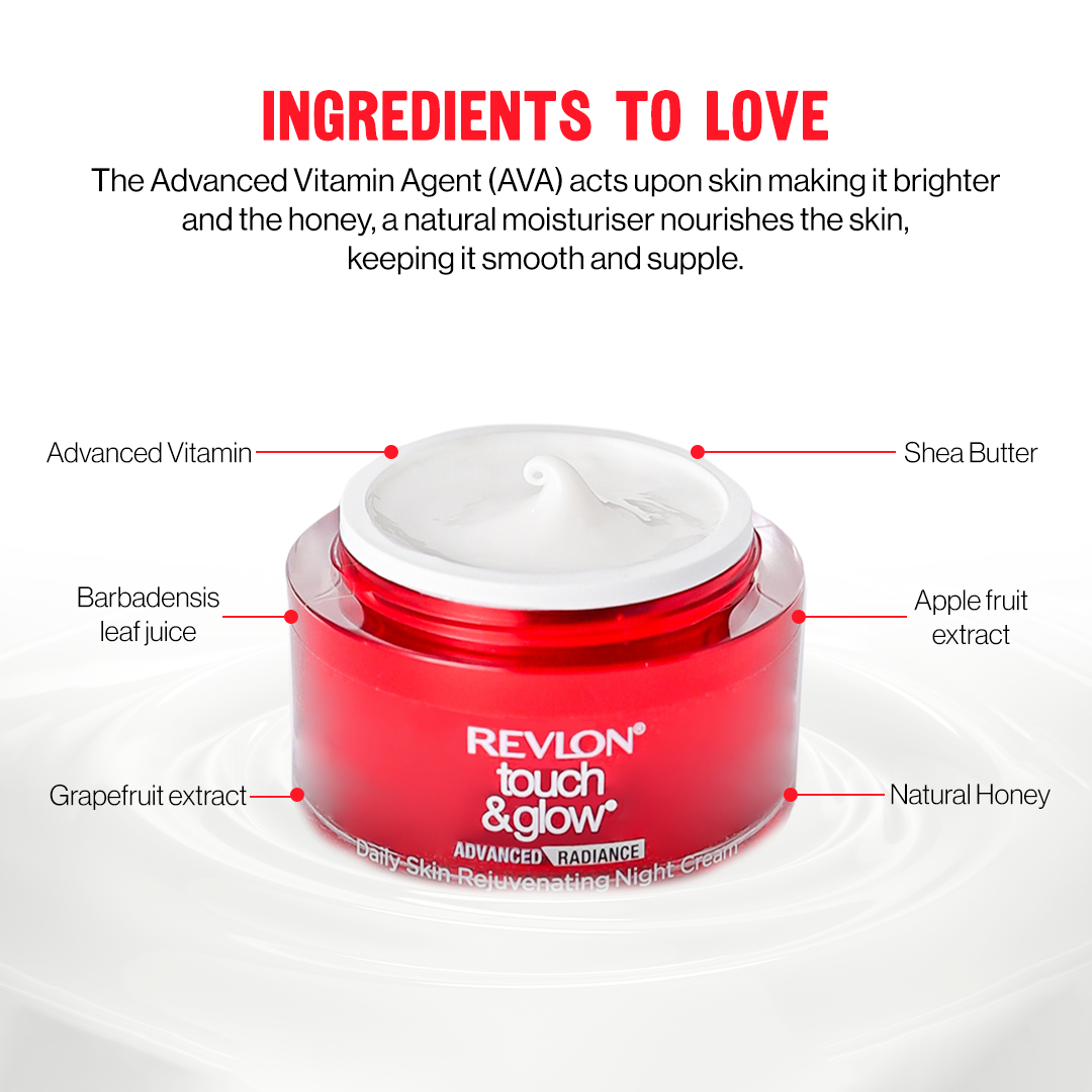 Touch &amp; Glow Advanced Radiance Daily Skin Rejuvenating Night Cream