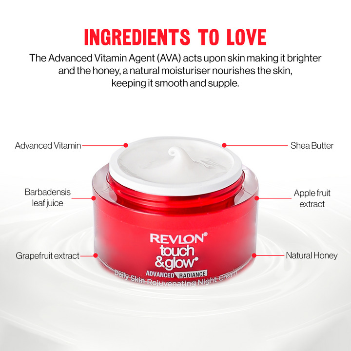 Touch &amp; Glow Advanced Radiance Daily Skin Rejuvenating Night Cream