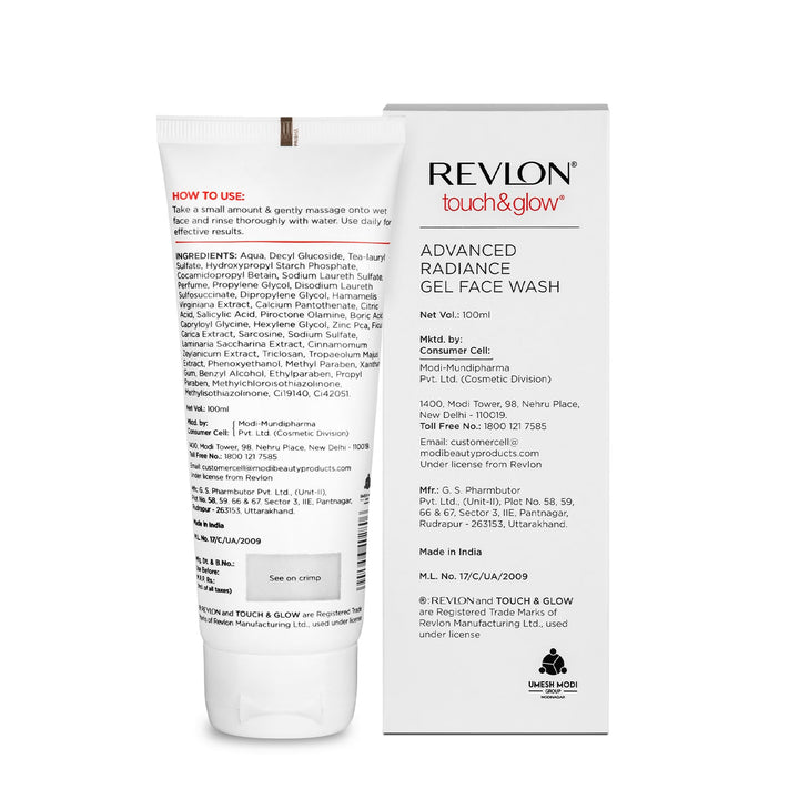 Touch & Glow Advanced Radiance Gel Face Wash