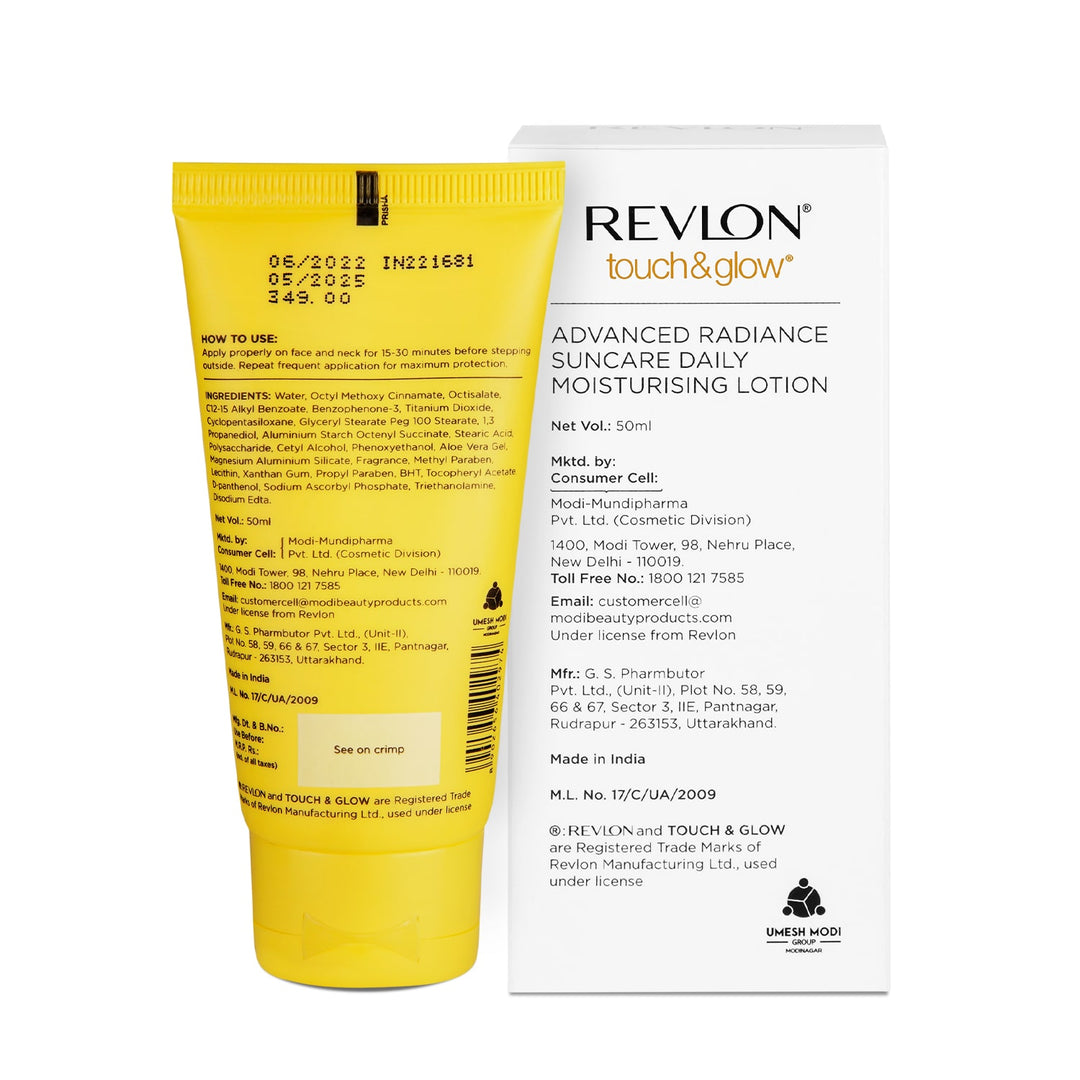 Touch & Glow Advanced Radiance Sun Care Daily Moisturizing Lotion Spf 30